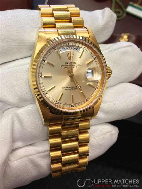 rolex day-date president gold